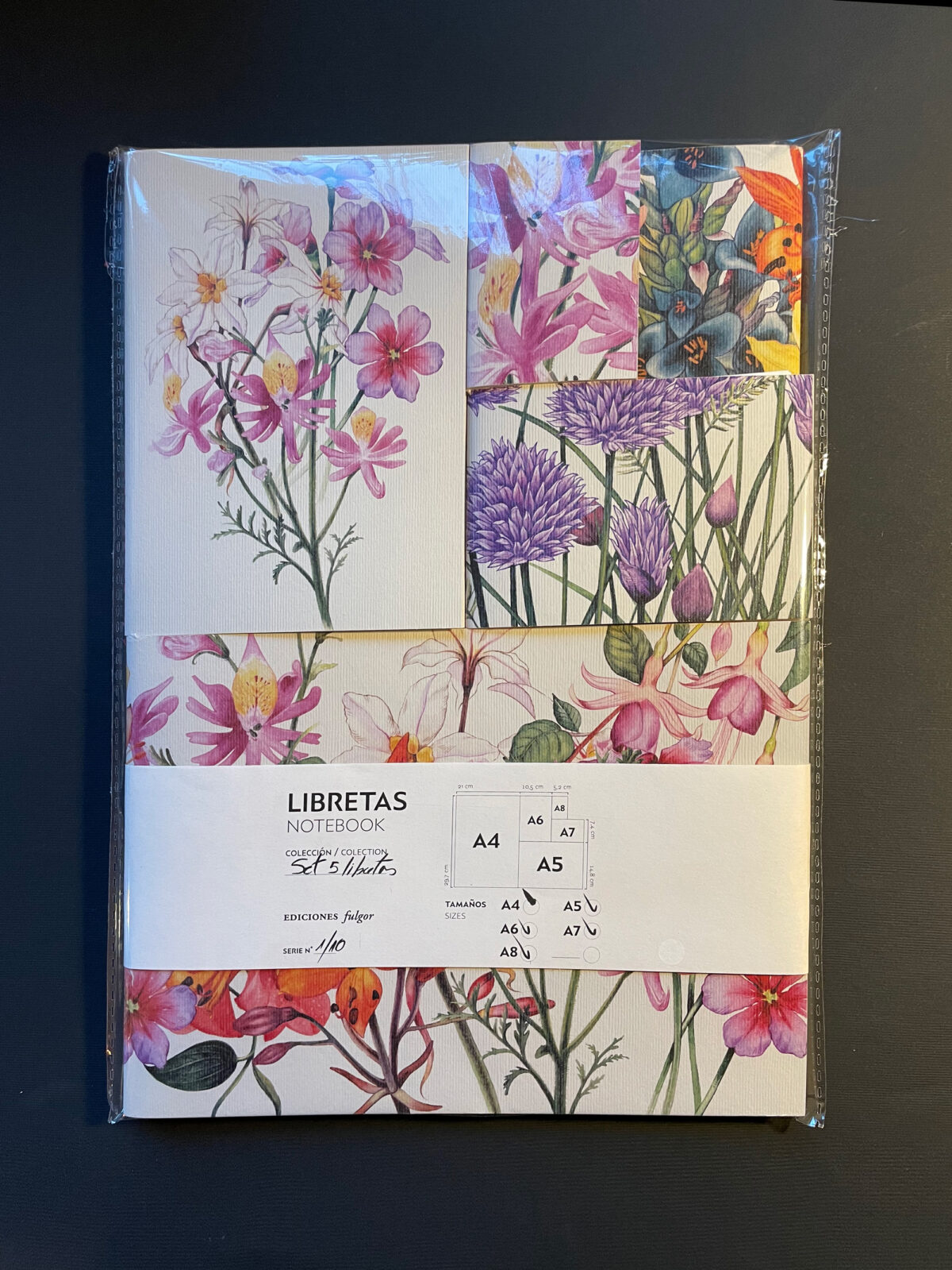 Set de libretas Flores nativas